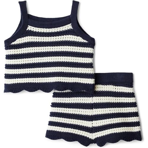 Amazon Essentials x Sofia Grainge Mommy & Me Cotton Crochet Sweaters & Tank Sets