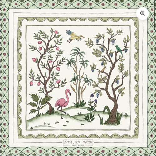 Spring Collection Muslin Swaddle | Double-Layer Baby Blanket