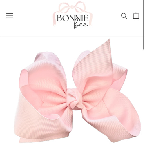 Ballerina Pink Grosgrain Bow