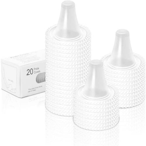 100Pack Ear Thermometer Probe Covers, Ear Covers for All Braun themometer Thermometer Models Digital Thermometers Disposable Covers