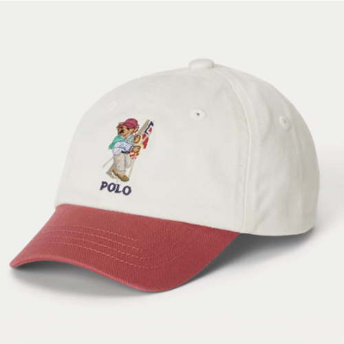Polo Bear Cotton Chino Ball Cap