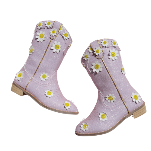 Cowgirl Lilac Oopsie Daisy Boots