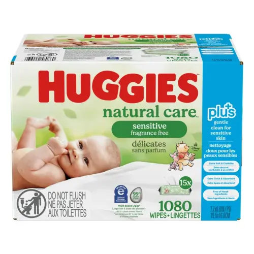Huggies Natural Care Plus Wipes, 15-packs of 72 | Costco