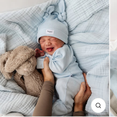 Baby Onesie - Powder Blue