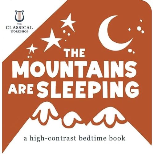 The Mountains Are Sleeping: A High-Contrast Bedtime Book for Babies | This premium board book features a new translation of an ancient poem and art inspired by Greek pottery. Made in the USA.
