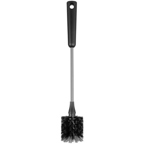 Bottle Brush, Long Stainless Steel Handle Water Bottle Brush Cleaner, Sports Bottle Scrubber, Kitchen Scrub Cleaning Brushes for Beer Bottles, Cups, Wine Glasses, Coffee Mugs, Tumblers, Thermos