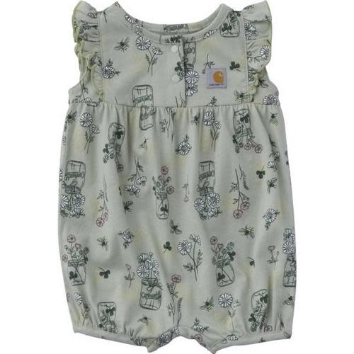 Baby Girls' Carhartt Bee Print Romper