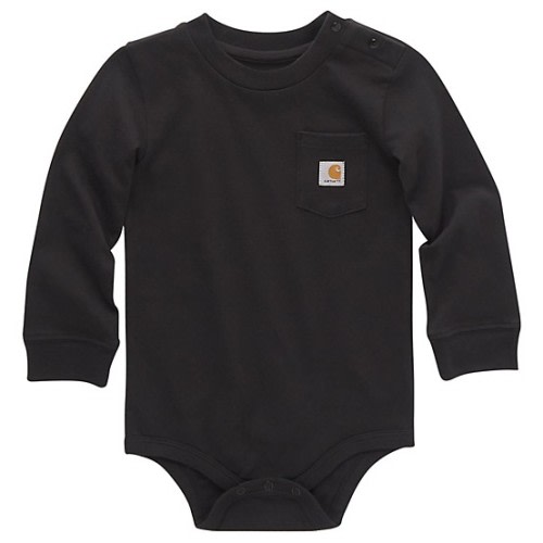 Carhartt Baby Unisex Long-Sleeve Pocket Bodysuit at Tractor Supply Co