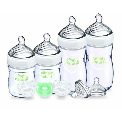 NUK Simply Natural Baby Bottle Newborn Gift Set