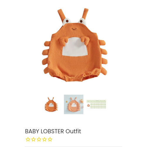 BABY LOBSTER Outfit - Hazel & Bo