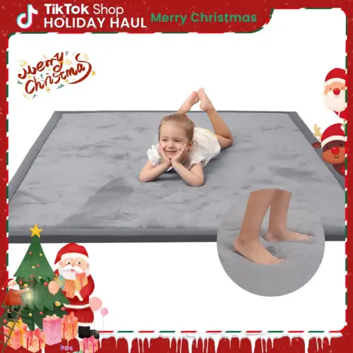 Huloo Sleep Ultra Soft Memory Foam Play Mat for Tummy Time, 1.3" | Holiday Sales TikTok Shop