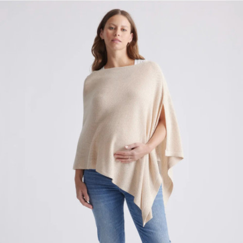 Lightweight Cotton Cashmere Nursing Shawl