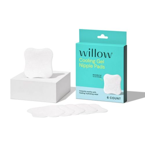 WILLOW Cooling Gel Nipple Pads Kit - 6pk: Breast Relief Pads, 3.75" Diameter