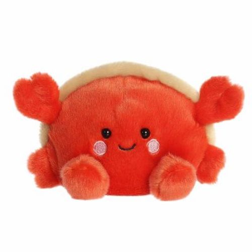 Aurora Mini Tide Hermit Crab Palm Pals Adorable Stuffed Animal Red 5"