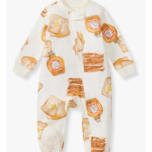 Burt's Bees Baby Boys Sleep and Play PJs, 100% Organic Cotton One-Piece Zip Front Romper Jumpsuit Pajamas