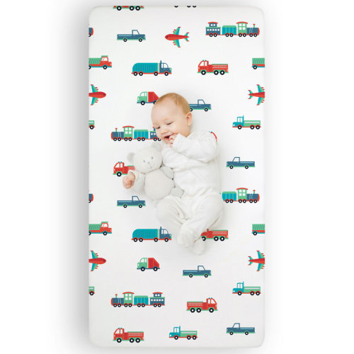 Wildkin Transportation Fitted Crib Sheet & Reviews | Wayfair
