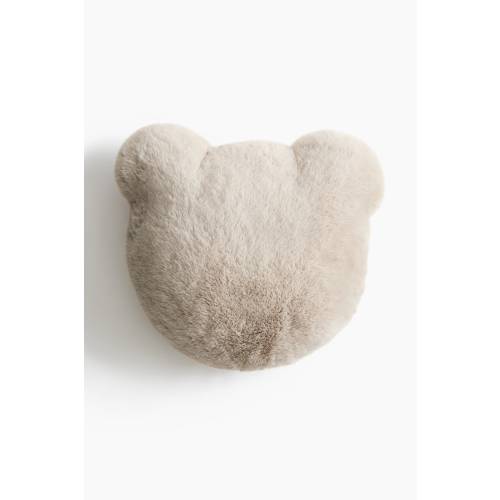 FLUFFY BEAR-SHAPED CUSHION