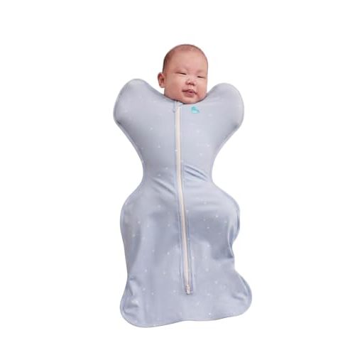 Love to Dream Swaddle Up Baby Sleep Sack | 1.0 TOG, 5-8.5lbs, Blue | Arms Up Swaddle Helps Baby Self-Soothe and Sleep Longer, Secure Fit Helps Calm Startle Reflex, Newborn Essentials 68–75F