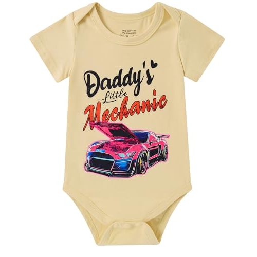 Lovefairy Baby Outfits Newborn Boys Girls Bodysuits Unisex Short Sleeve Clothes Funny Romper