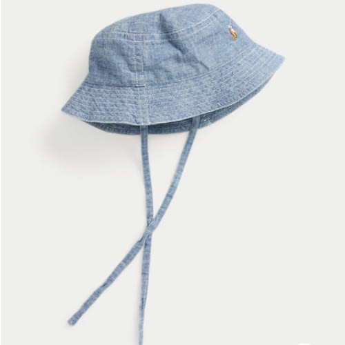 Indigo Cotton Chambray Hat