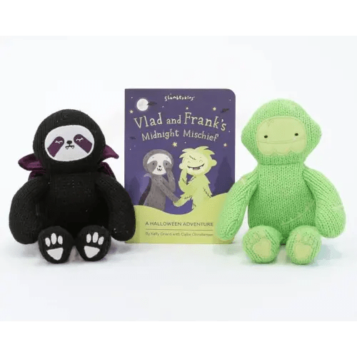 Slumberkins Vlad & Frank Midnight Mischief Set Set - Promotes Creativity, Imaginative Play, and Emotional Well-Being, SEL Tools for Boys & Girls
