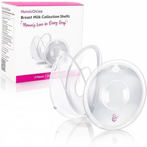 Breast Milk Collection Cups (2 Pack) - Reusable Silicone Breast Shells & Milk Catcher - Wearable Nursing Cups for Bra to Protect Sore Nipples - Leak Proof Breastfeeding Essentials