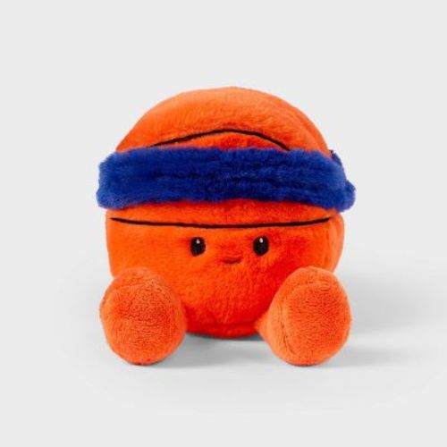 Game Day Basketball Mini Plush - Gigglescape™: Stuffed Animal Character, Polyester Material, Compact Plush Toy