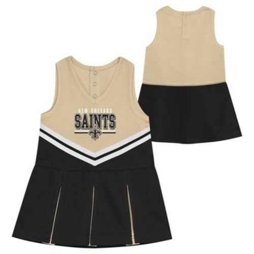 NFL New Orleans Saints Toddler Girls' In the Spirit Cheer Dress - 12M