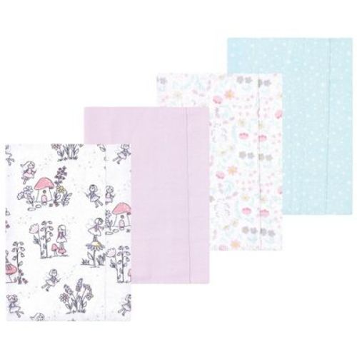 Luvable Friends Hudson Baby Flannel Burp Cloths 4pk Set