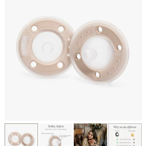 Ninni Pacifier Oatmeal 2 Pack