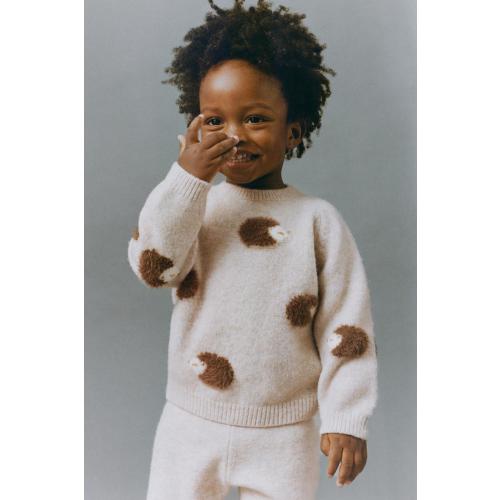 HEDGEHOG KNIT JUMPER - Light beige | ZARA United States