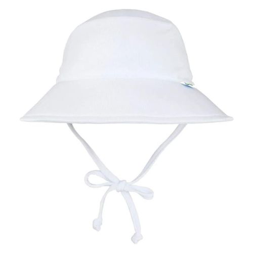 Green Sprouts Baby/Toddler Eco Breathable Bucket Hat - White - 0/6 Months