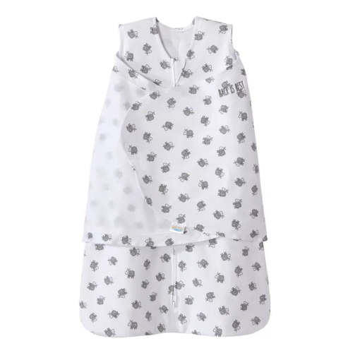 Halo SleepSack Swaddle, Small, White Lamb Scribble