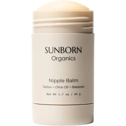 Nipple Balm | Nursing-Safe Natural Breastfeeding Nipple Cream (Lanolin-Free, Three Edible Natural Ingredients) for Sore or Cracked Nipples, Safe for Baby, Third-Party Lab Tested, No Need to Wash Off