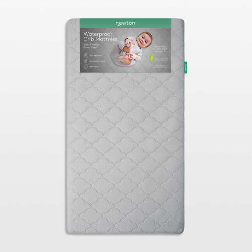 Newton Baby Waterproof Breathable Quilted Grey Crib Mattress