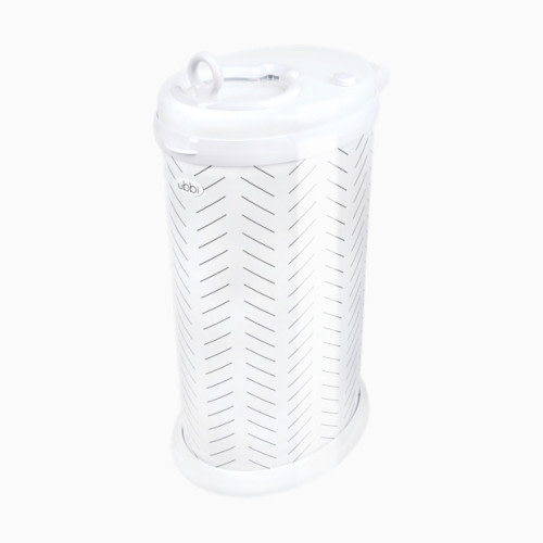 Ubbi Steel Diaper Pail - Herringbone