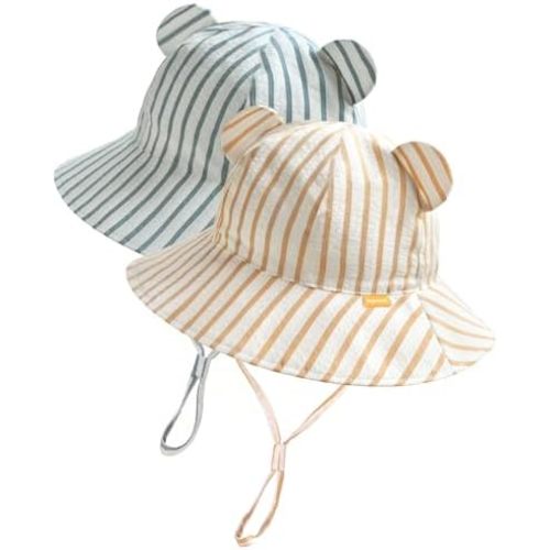 FURTALK Baby Sun Hat Infant Toddler Hat UPF 50+ Bucket Hat for Baby Boys Girls Beach Hat with Wide Brim
