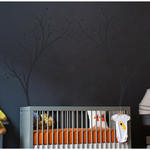 The Decal Guru Star Trees Wall Decal | Wayfair