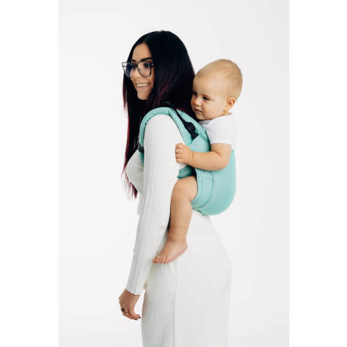 Lenny Buckle Onbuhimo PRO baby carrier, standard size, broken-twill weave (100% cotton) - MATCHA