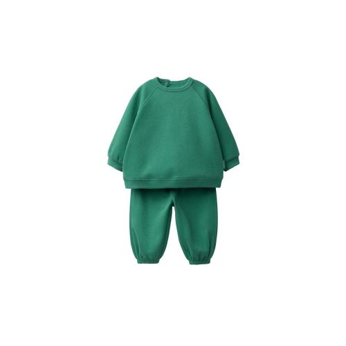 BASIC SWEATSHIRT AND JOGGER PANTS SET - Green | ZARA United States