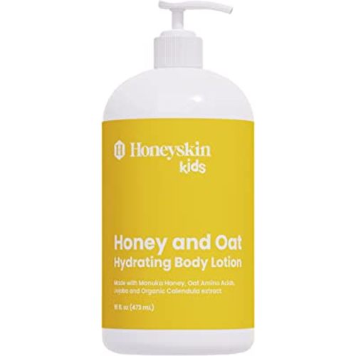 Kids Face Lotion and Body Lotion for Dry Skin - Gentle Baby Lotion and Body and Face Moisturizer for Toddler - Nourishing Body and Face Cream for Sensitive Skin with Calendula and Manuka Honey (16 oz)