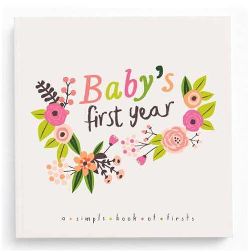 Lucy Darling Little Artist Baby Memory Book – First 5 Years Journal & Photo Album for Baby Girl, Unique Keepsake, Milestone Book, Memory Book for New Parents