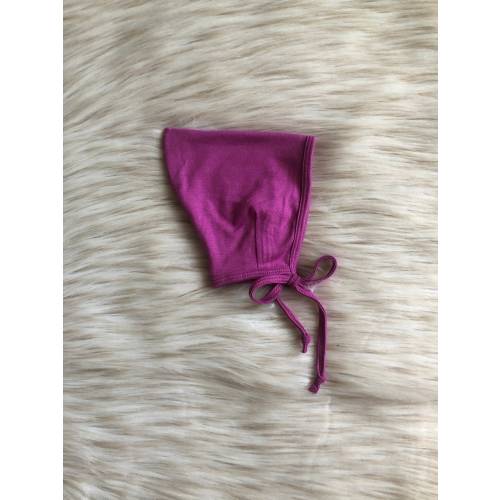 Bright Orchid Baby Pixie Bonnet: Pointed Boho Hat (0-3 Months)