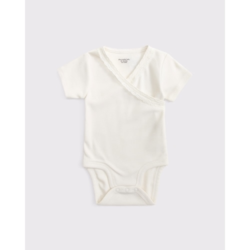 baby lace wrap bodysuit