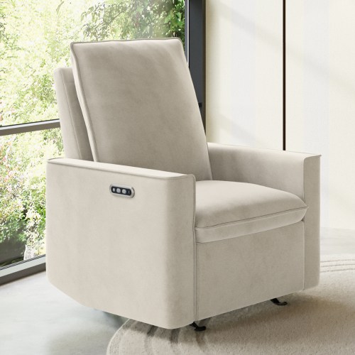 Luxury Power Nursery Glider Recliner - Nurture&
