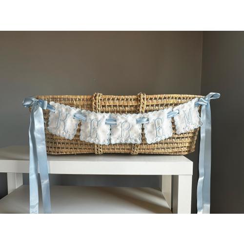 Personalized Scalloped Baby Name Banner