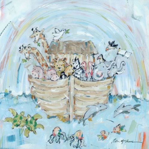 Noah's ark III on canvas