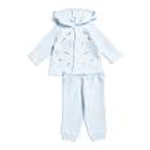 Newborn Boys 2pc Double Knit Embroidered Hooded Cardigan Set | Kids & Baby | TJ Maxx