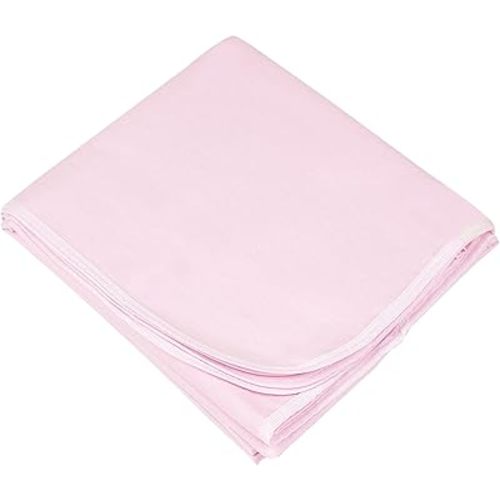 Kushies Premium Soft Newborn Flannel Receiving Blanket, 30" x 30" Square for swaddling, Solid Pink