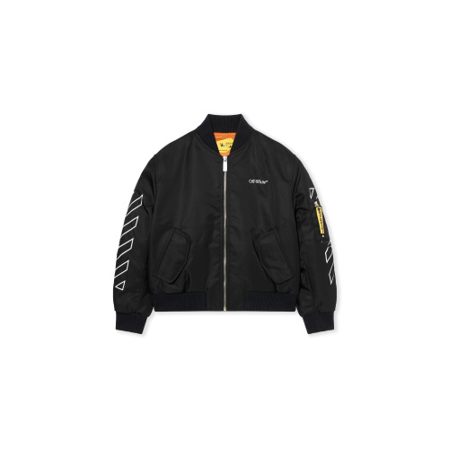 Bookish Diagonal Bomber Jacket